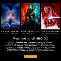 Vyzkouejte zdarma HBO Go